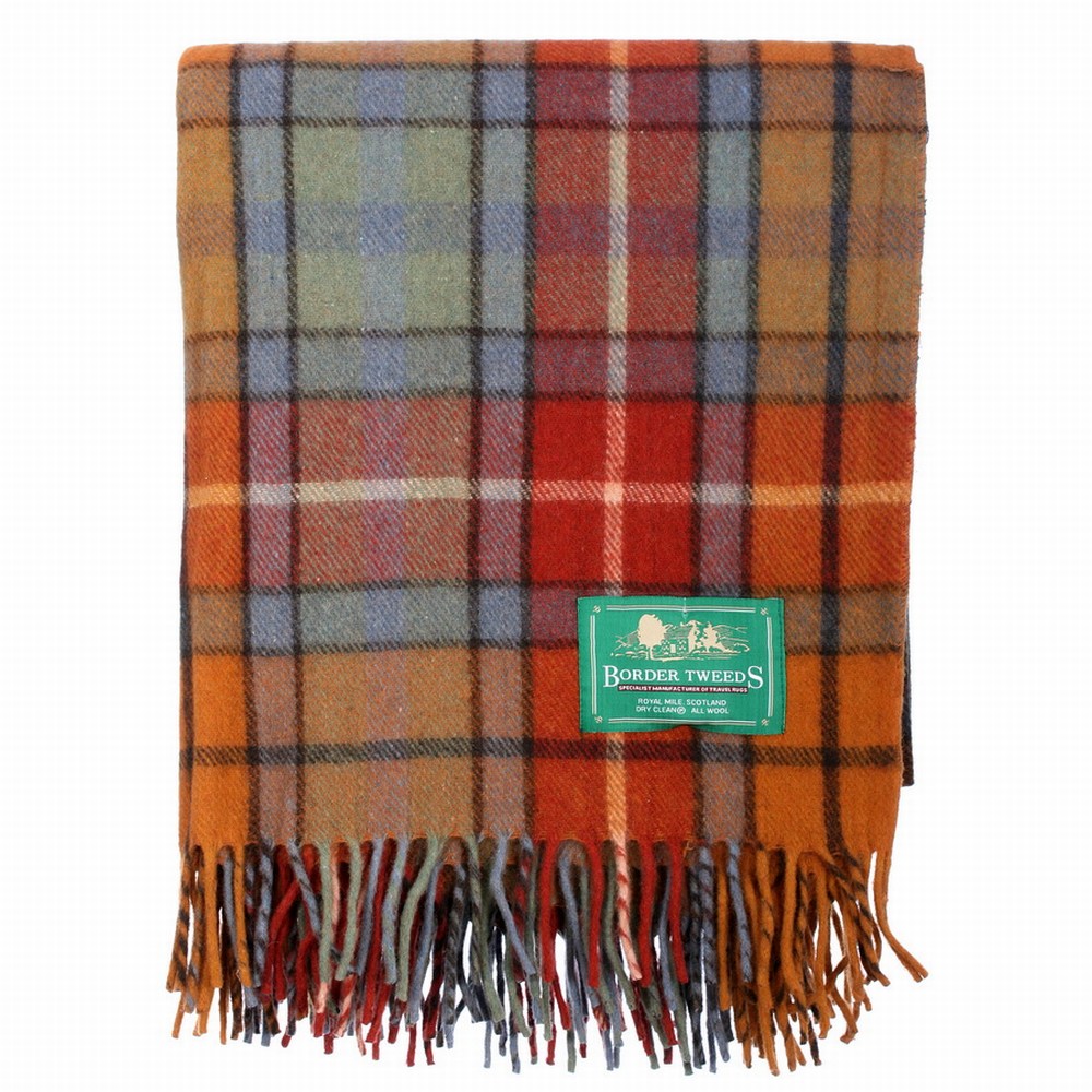 New BNWT Scottish Throw Large Wool Tartan Rug Range of Tartans